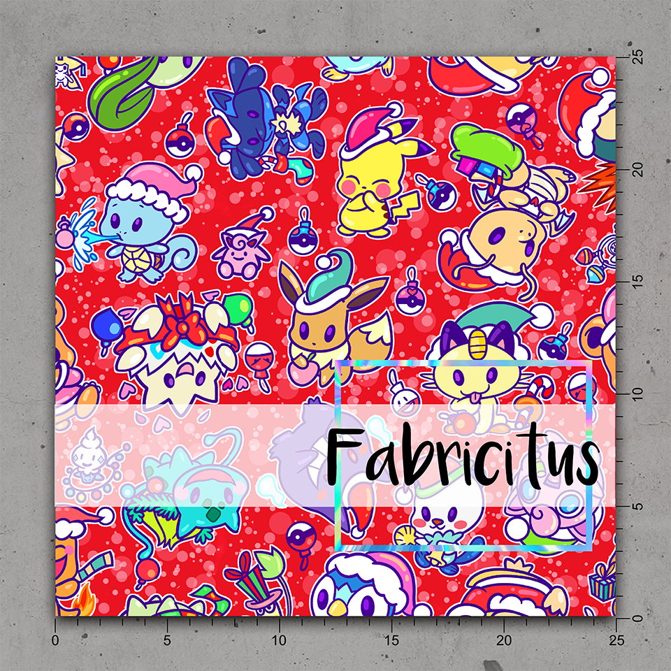 VAFPR01 - FESTIVE POKETTO TOSSED RED