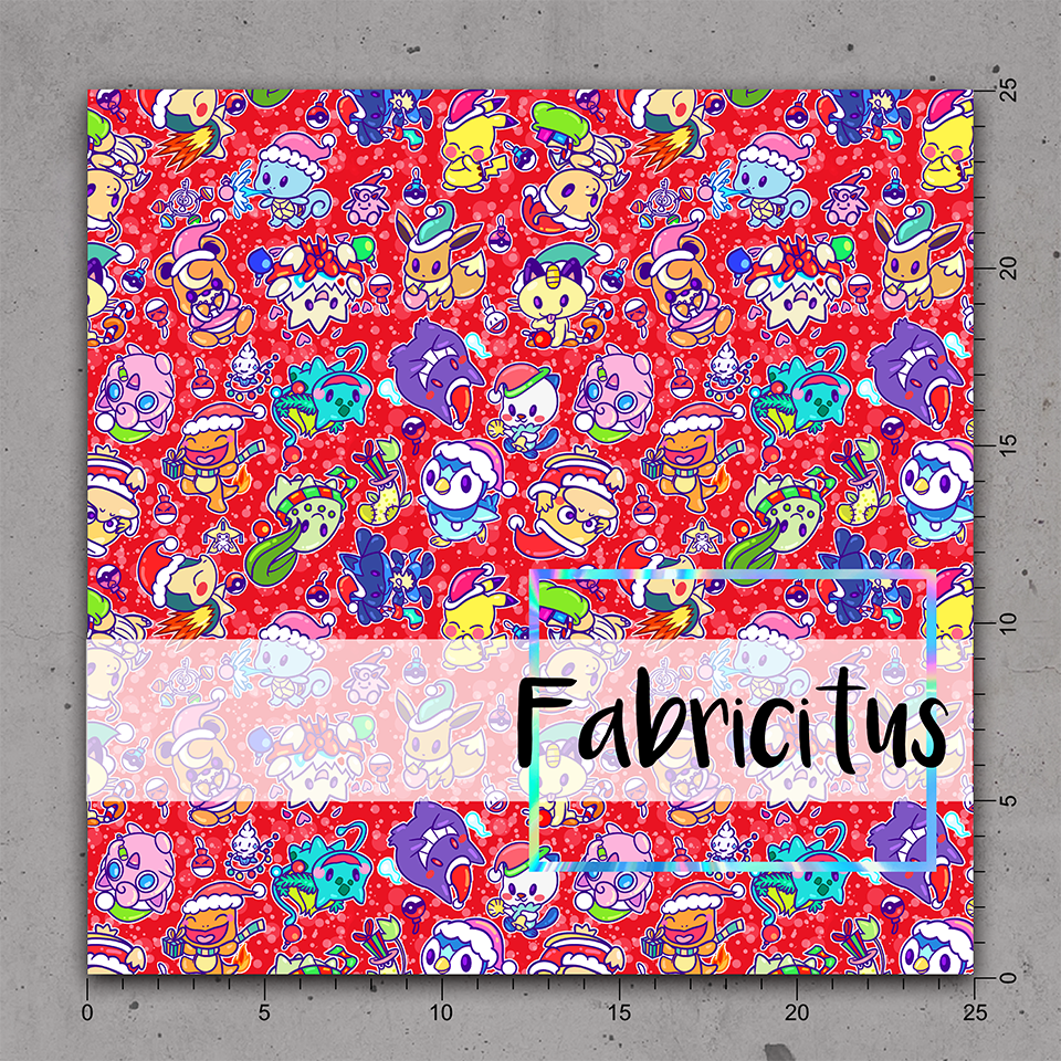 VAFPR01 - FESTIVE POKETTO TOSSED RED