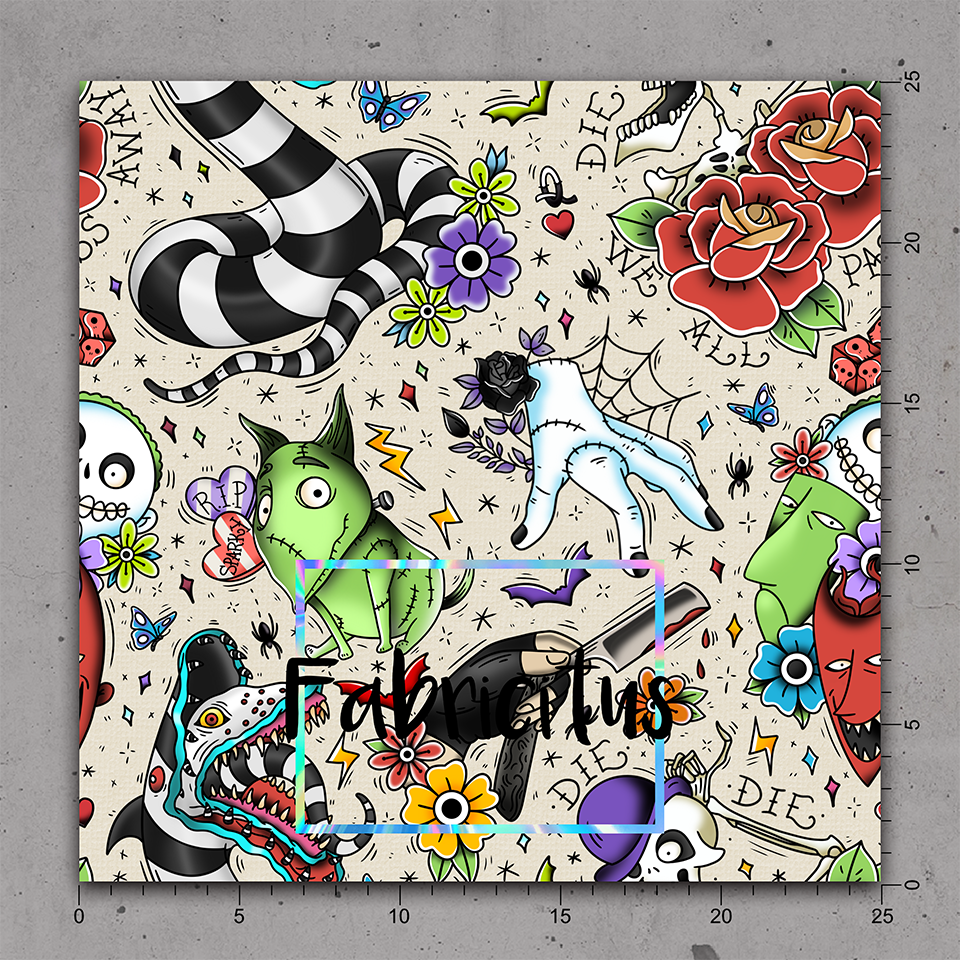 JSGH01 - GOTHIC HORROR TATTOO MASH